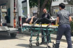 Bolu’da yere düşüp başını zemine çarpan alkollü şahıs yaralandı