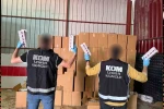 Bornova’da 10 milyon liralık kaçak sigara ve makaron ele geçirildi