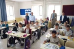 Bozüyük Kaymakamı Adem Öztürk Saffet Şeker İlkokulu’na ziyaret etti
