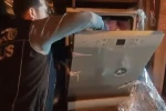 Bulaşık makinesine gizlenen 53 bin adet uyuşturcu hapı narkotik köpeği buldu
