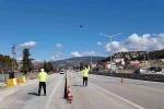 Burdur’da helikopter destekli trafik denetimi: 125 araç ve sürücüsü kontrol edildi