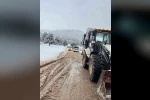 Burdur’da karda mahsur kalanlar kurtarıldı