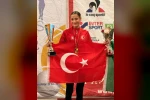 Bursa Büyükşehir Belediyesporlu Nazmiye Ak dünya üçüncüsü