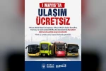 Bursa’da 1 Mayıs’ta ulaşım ücretsiz