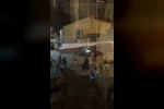 Bursa’da aileler arasında meydan muharebesi kamerada