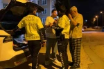 Bursa’da alkollü sürücüye alkolmetre dersi kamerada