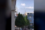 Bursa’da çatı yangını büyümeden söndürüldü 