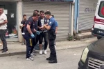 Bursa’da ihbara giden polise köpekle saldırdı : 2 polis yaralandı