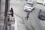 Bursa’da korku dolu anlar kamerada