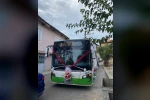 Bursa’da otobüs gelin arabası gibi süslendi