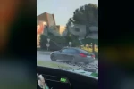 Bursa’da otomobil böyle drift attı