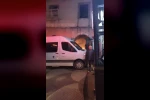 Bursa’da tarihi binada çıkan yangın söndürüldü