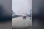 Bursa’da ters yöne giren otomobil paniğe neden oldu