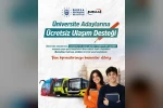 Bursa’da üniversite adaylarına ücretsiz ulaşım desteği