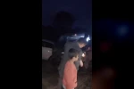 Bursa’da yamaçtan kopan kayalar, araçların üzerine yağdı 