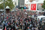 Bursalılar Gazze için meydanlara indi