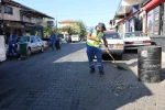 Büyükşehir sanayi sitelerinde temizlik çalışması gerçekleştirdi