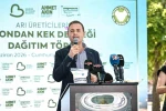 Büyükşehirden arıcılara yüzde 100 Hibeli Fondan kek desteği