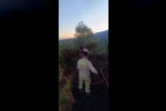 Çamlıbel de ot yangını korkuttu