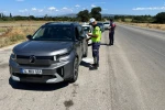 Çanakkale’de jandarma ekiplerince trafik denetimi
