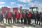 Çanakkale’de katı gübre dağıtma makinaları işletmelere teslim edildi