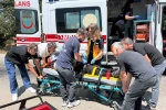 Çanakkale’de motorlu bisiklet ile otomobil çarpıştı; 1 kişi yaralandı 