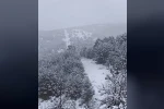 Çankırı’da kar yağışı etkili oldu