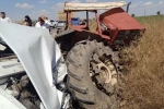 Çankırı’da otomobil park halindeki traktöre çarptı: 3 ölü, 1 yaralı 