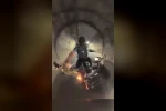 Cankurtaran Tüneli içinde tehlikeli anlar: Şerit ihlali yapan otomobilin motosiklete teması kamerada