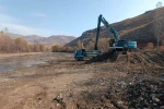Çatıksu köyünde dere yatağı temizlendi