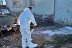 Çavdarhisar’da hayvan işletmelerinde salgın hastalıklara karşı dezenfeksiyon
