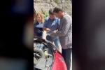 Cehennem Deresi Kanyonu’na gitmek isteyen ailenin aracı yolda kalınca yardımlarına belediye başkanı koştu