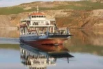 Çemişgezek’te feribot seferleri hava şartları nedeniyle durduruldu
