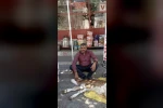 Çermik’te kamyonetten düşen buzağı bulunup sahibine teslim edildi
