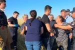 Cesedin başında gelin-kayınvalide kavgası kameraya yansıdı