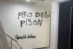 CHP Kayseri İl Başkanlığı binasının duvarlarına boyayla yazılar yazıldı