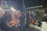 Çiftlik koyunda yaralanan vatandaşa Sahil Güvenlikten tıbbi tahliye