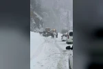 Çığ nedeniyle ulaşıma kapanan Trabzon-Bayburt karayolu kontrollü olarak ulaşıma açıldı