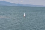 Çıldır Gölü’nde yelken keyfi