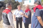 Çine’de yangın sonrası hasar tespit çalışmaları sürüyor