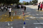 Çocuklar hem eğleniyor, hem sporu seviyor