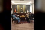 Çölyaklılar Edremit de Kaymakam Odabaş’ı ziyaret etti