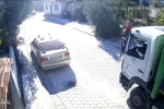 Çöpünü çıkaran yaşlı kadın cinayet gibi kazada hayatını kaybetti