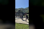Çoruh Edaş’tan sel felaketinin yaşandığı Artvin’in dağ köylerine helikopterle müdahale