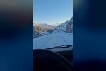 Çoruh vadisi buz pistine döndü