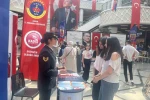 Çorum’da Jandarma stantlarına vatandaşlardan büyük ilgi