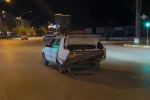 Çorum’da kazaya karışan sürücü aracını bırakıp kaçtı