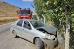 Çorum’da minibüs ile otomobil çarpıştı: 2 yaralı 