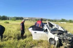 Çorum’da otomobil şarampole devrildi: 1 ölü