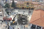 Çorum’da son binanın da yıkılmasıyla tarihi silüet gün yüzüne çıktı